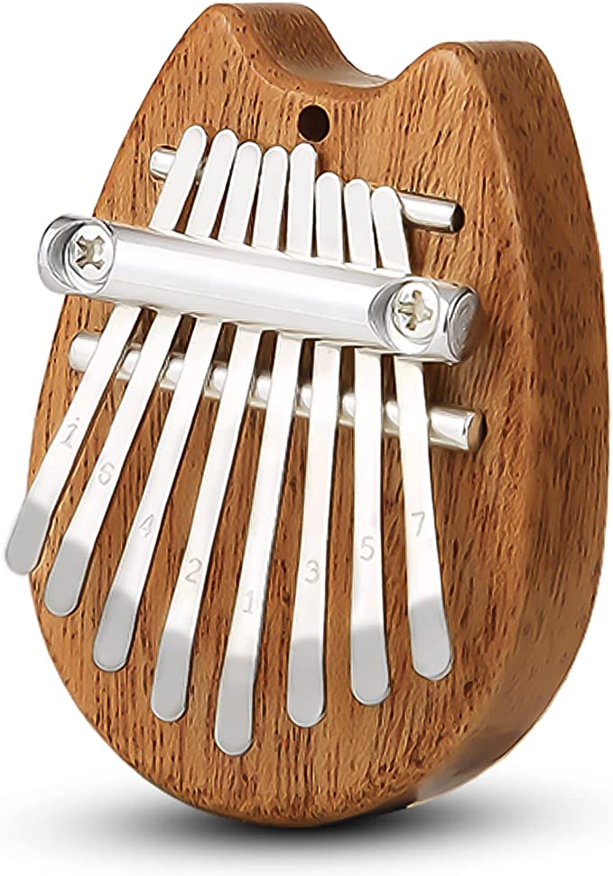 Mini Kalimba Thumb Piano 8 Keys（Wooden Fox）
